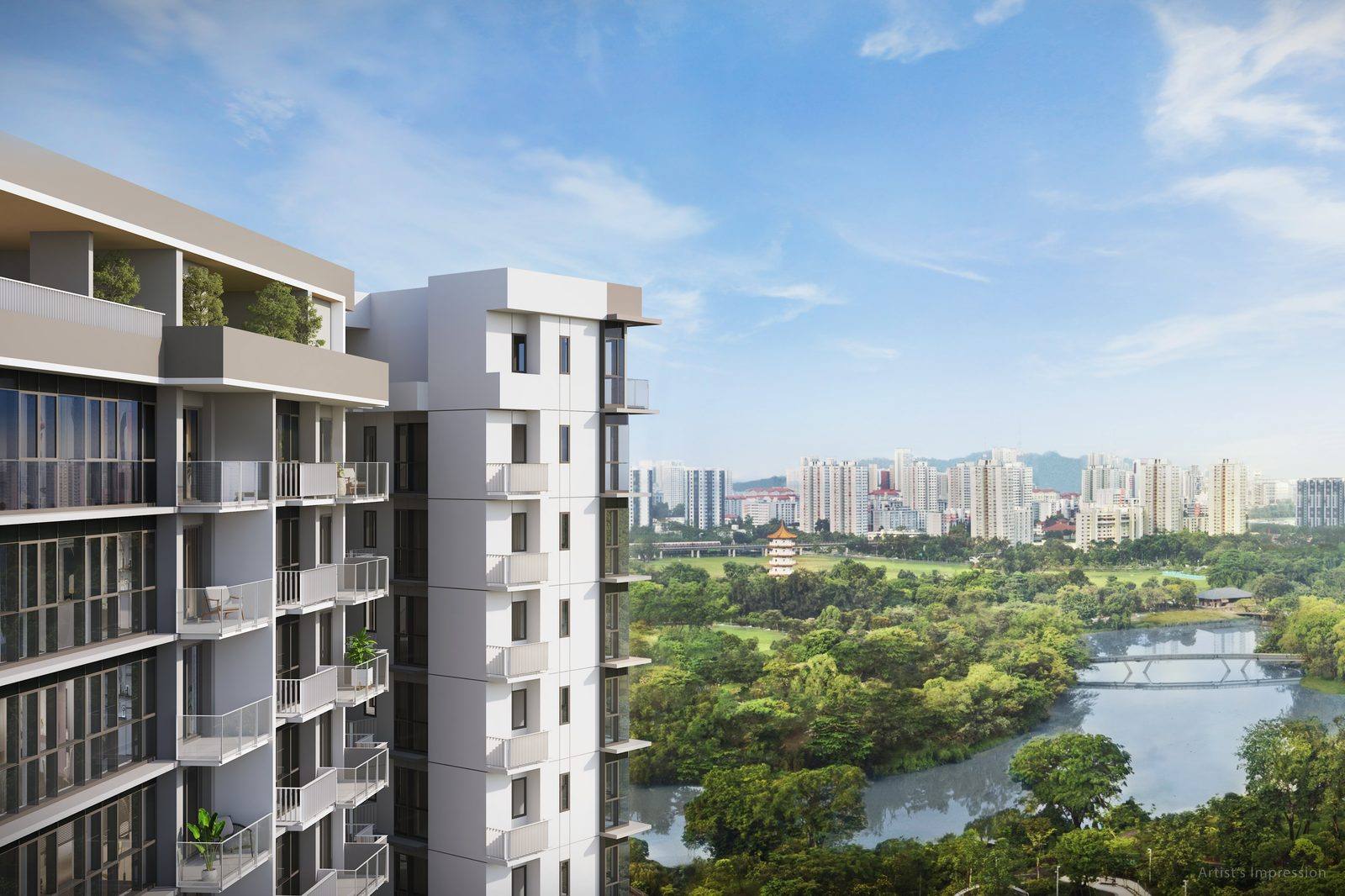 The LakeGarden Residences gallery render
