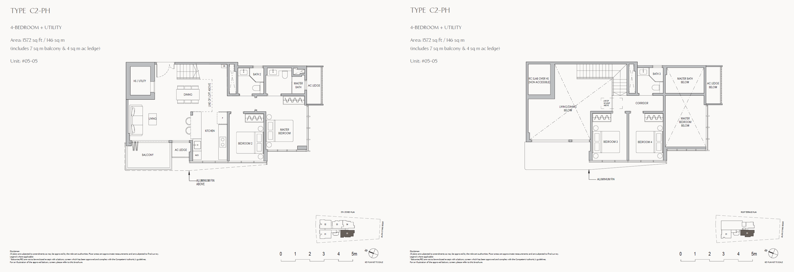 The Shorefront Penthouse floor plan C2