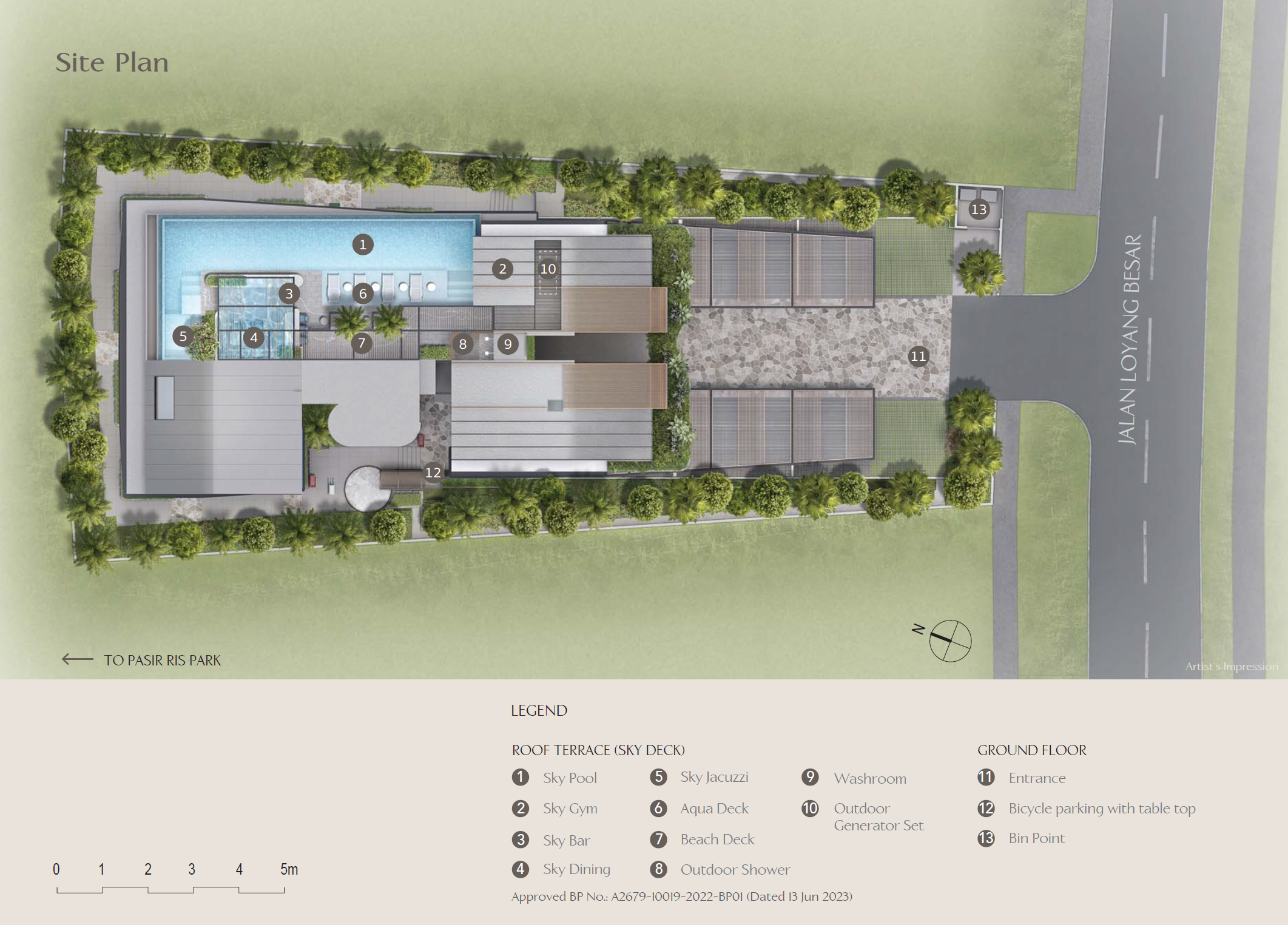 The Shorefront site plan — 165 Jalan Loyang Besar
